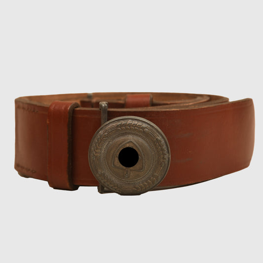 German WWII RAD Officer’s Leather Service Belt