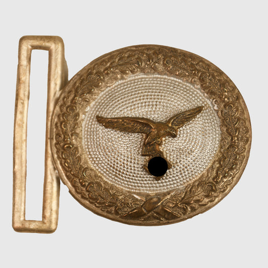 German WWII Luftwaffe Officers Early Pattern Buckle