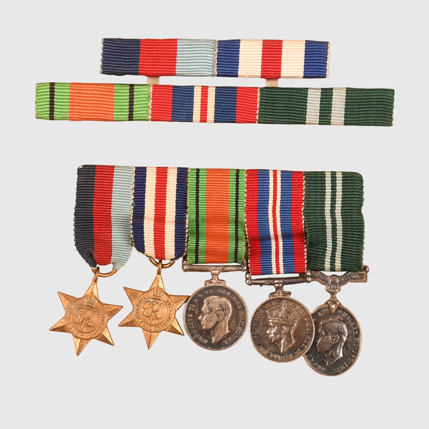 BRITISH WWII GROUPING OF RAF PILOT AND HIS WAAF WIFE