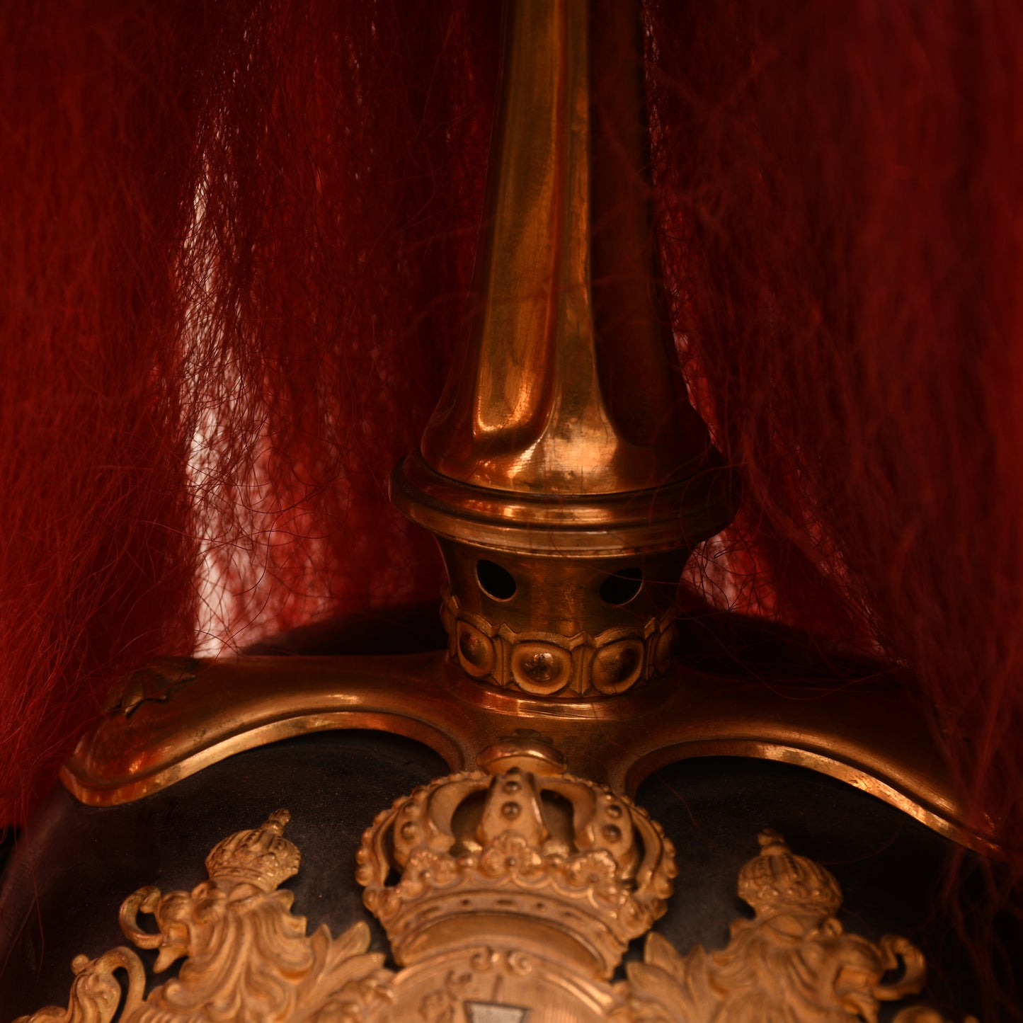 GERMAN WWI BAVARIAN FIELD ARTILLERY RESERVE OFFICERS PICKELHAUBE