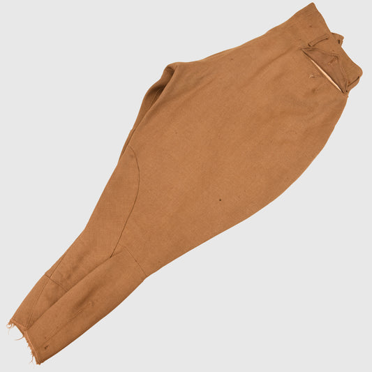 BRITISH WWI VERY EARLY SAND KHAKI COLOURED BREECHES
