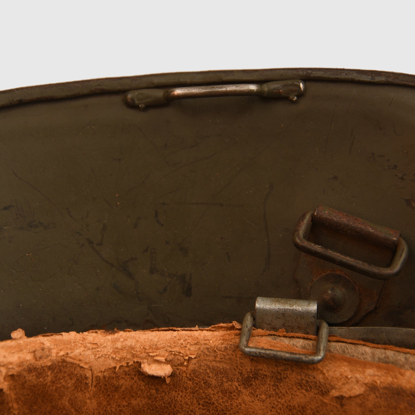 German WWII Austrian/German Transitional Single Decal Army Helmet