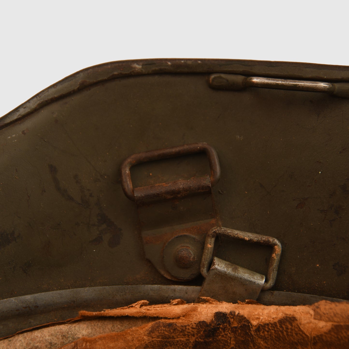 German WWII Austrian/German Transitional Single Decal Army Helmet