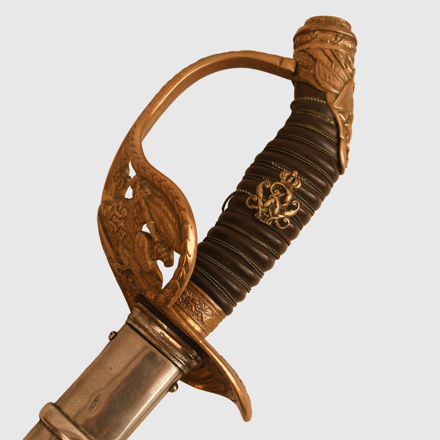 German WWI Imperial German 1889 Infantry Officers Presentation Display Piece