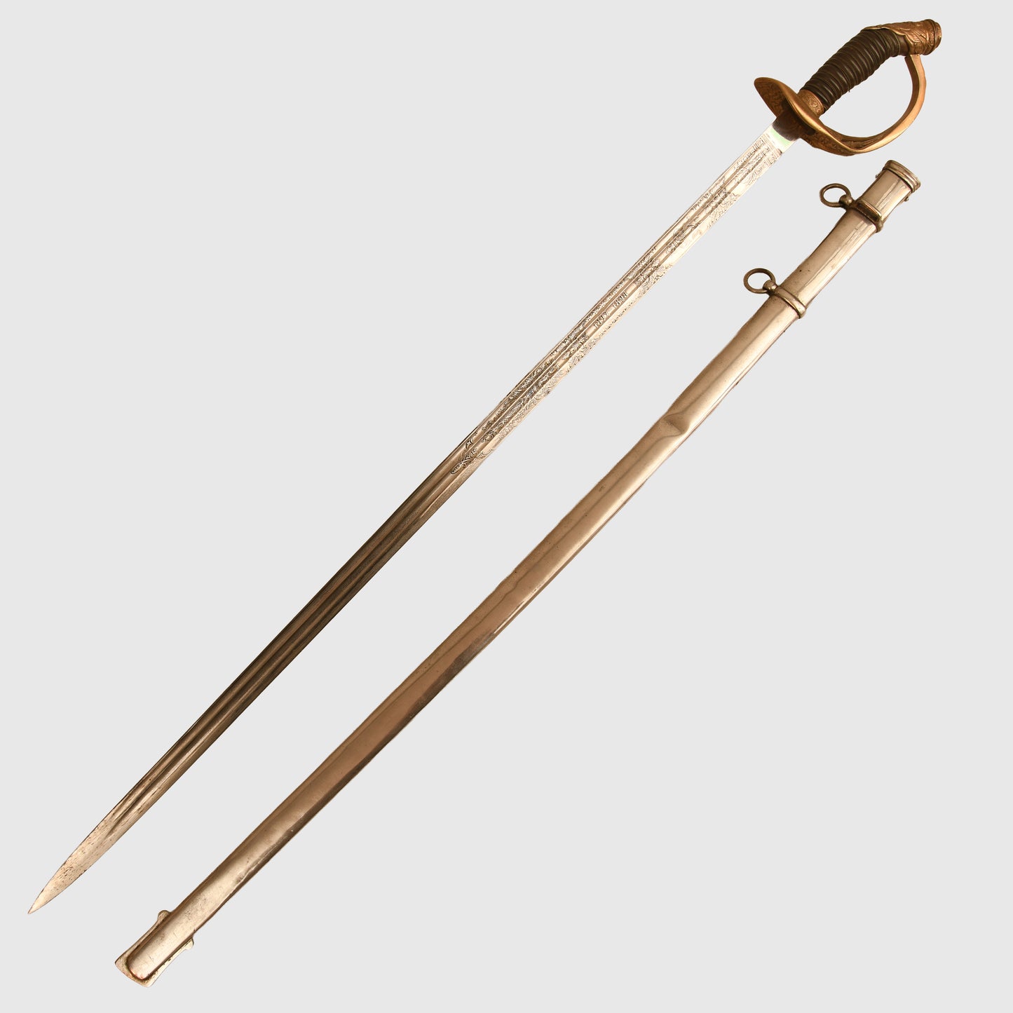 German WWI Imperial German 1889 Infantry Officers Presentation Display Piece