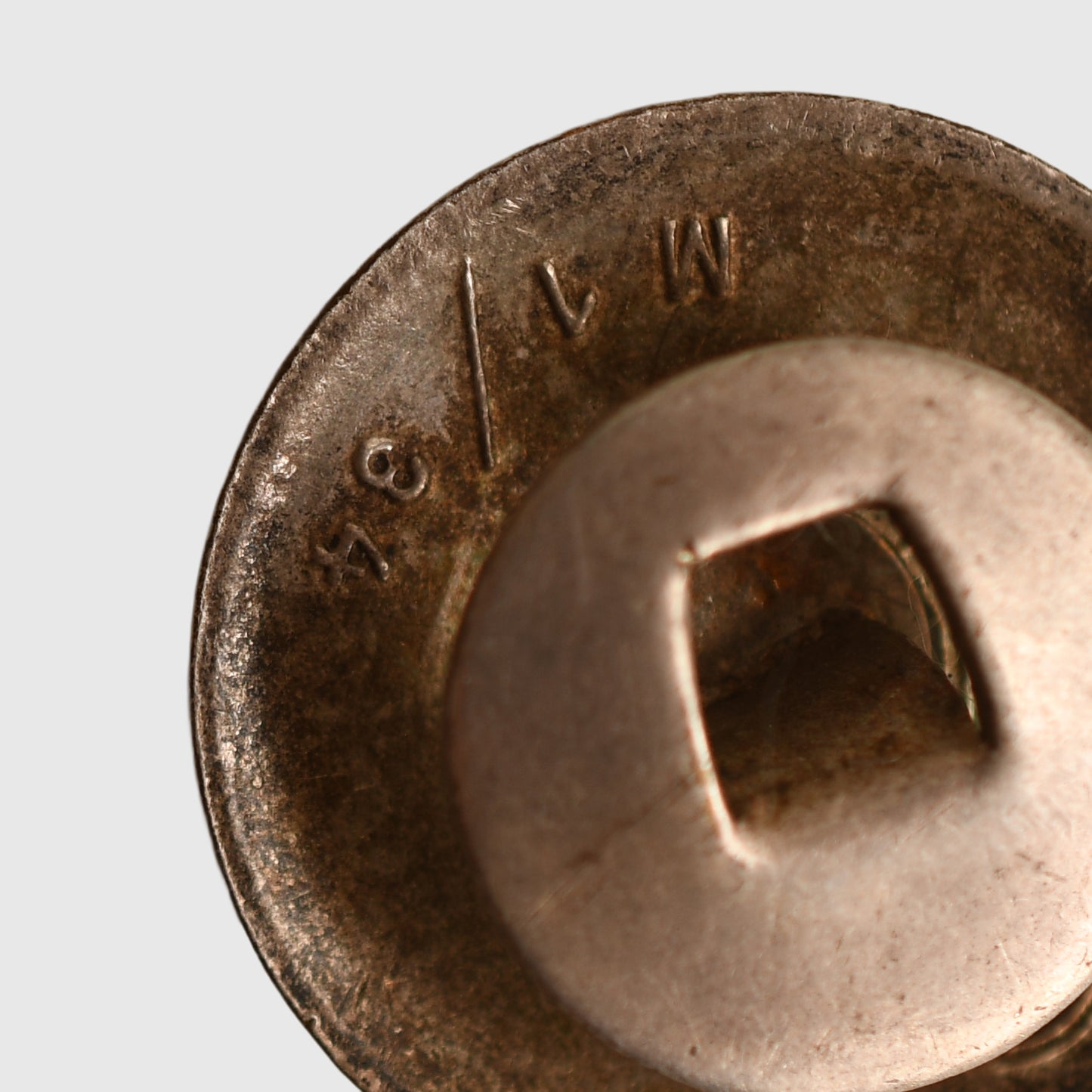 GERMAN WWII NSDAP PARTY BADGE M1/34 LAPEL FIXING