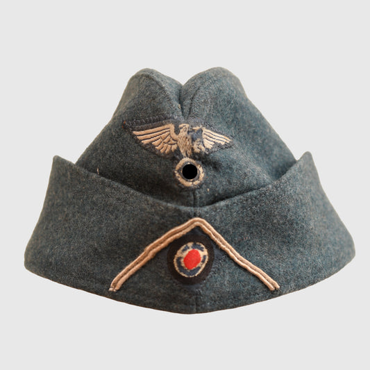 German WWII Bahnschutz Overseas Cap