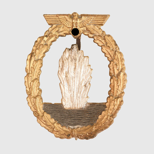 German WWII Kriegsmarine Minesweeper Badge