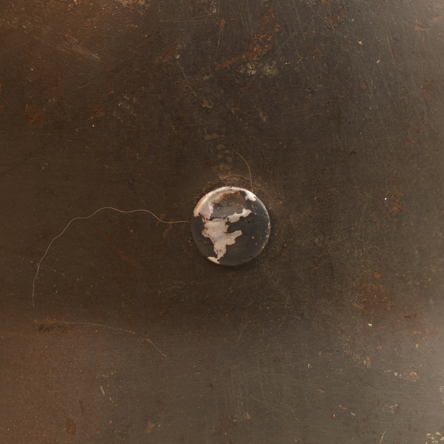 German WWII M35 Luftwaffe Single Decal Combat Helmet