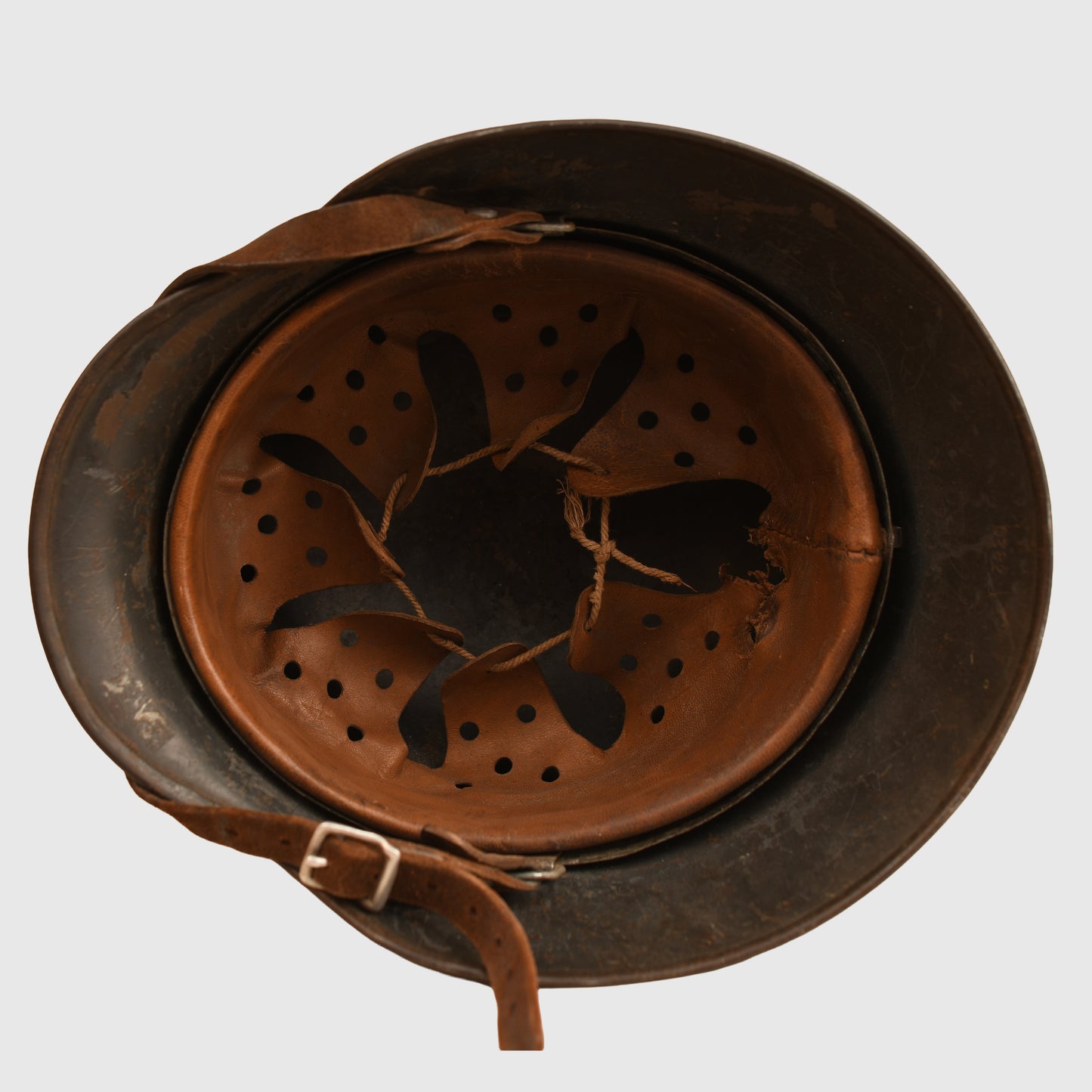 German WWII M35 Luftwaffe Single Decal Combat Helmet