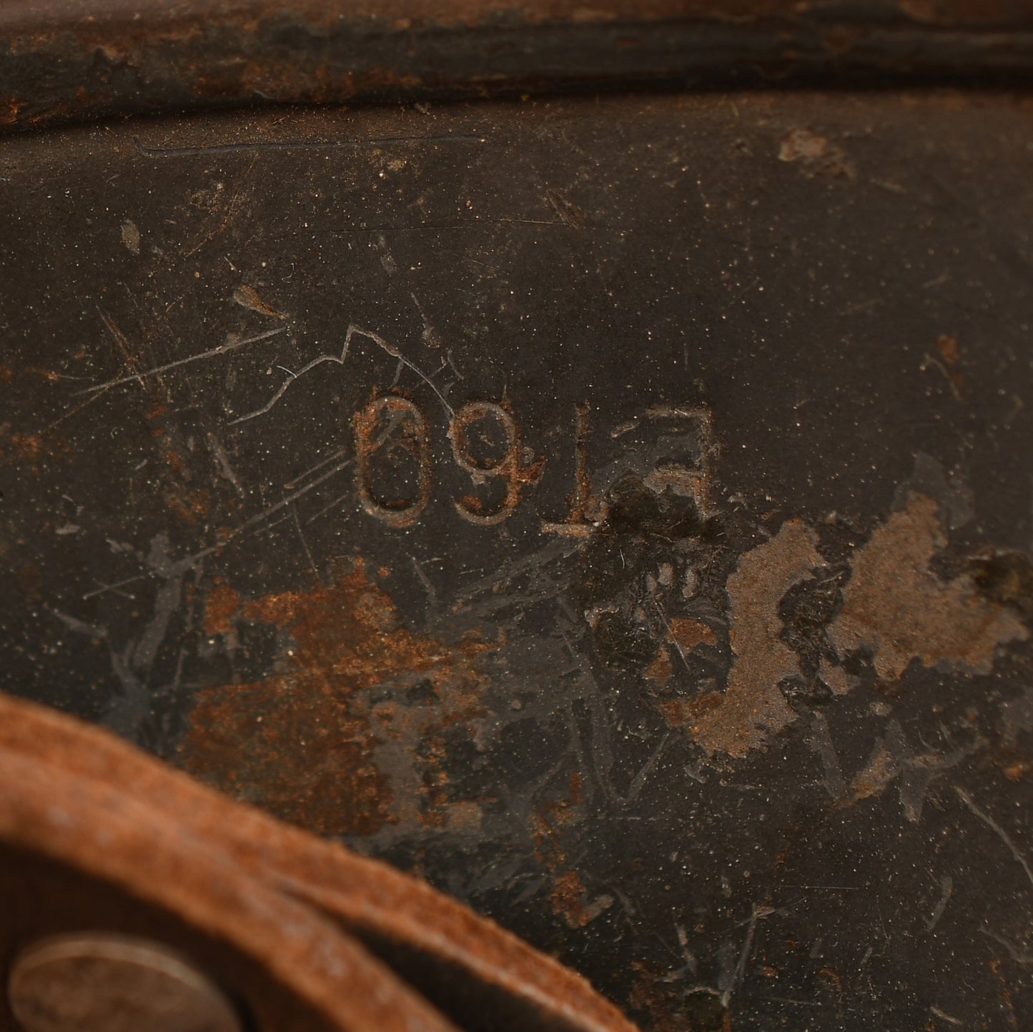 German WWII M35 Luftwaffe Single Decal Combat Helmet