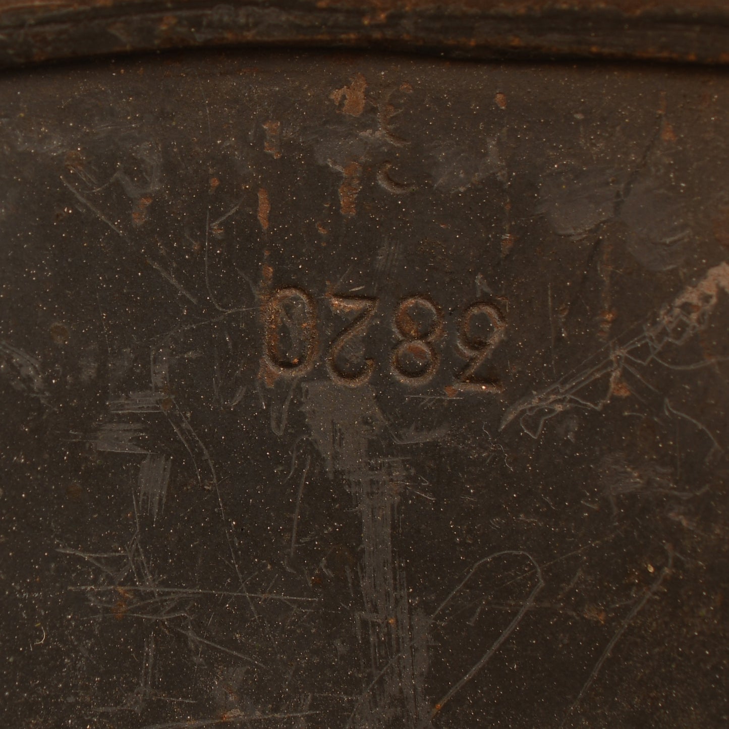 German WWII M35 Luftwaffe Single Decal Combat Helmet