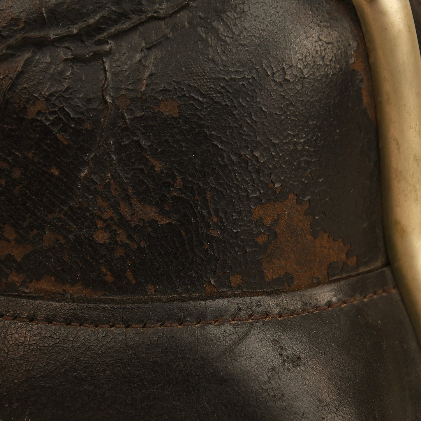 German WWI Hesse 115th Battle Damaged Pickelhaube