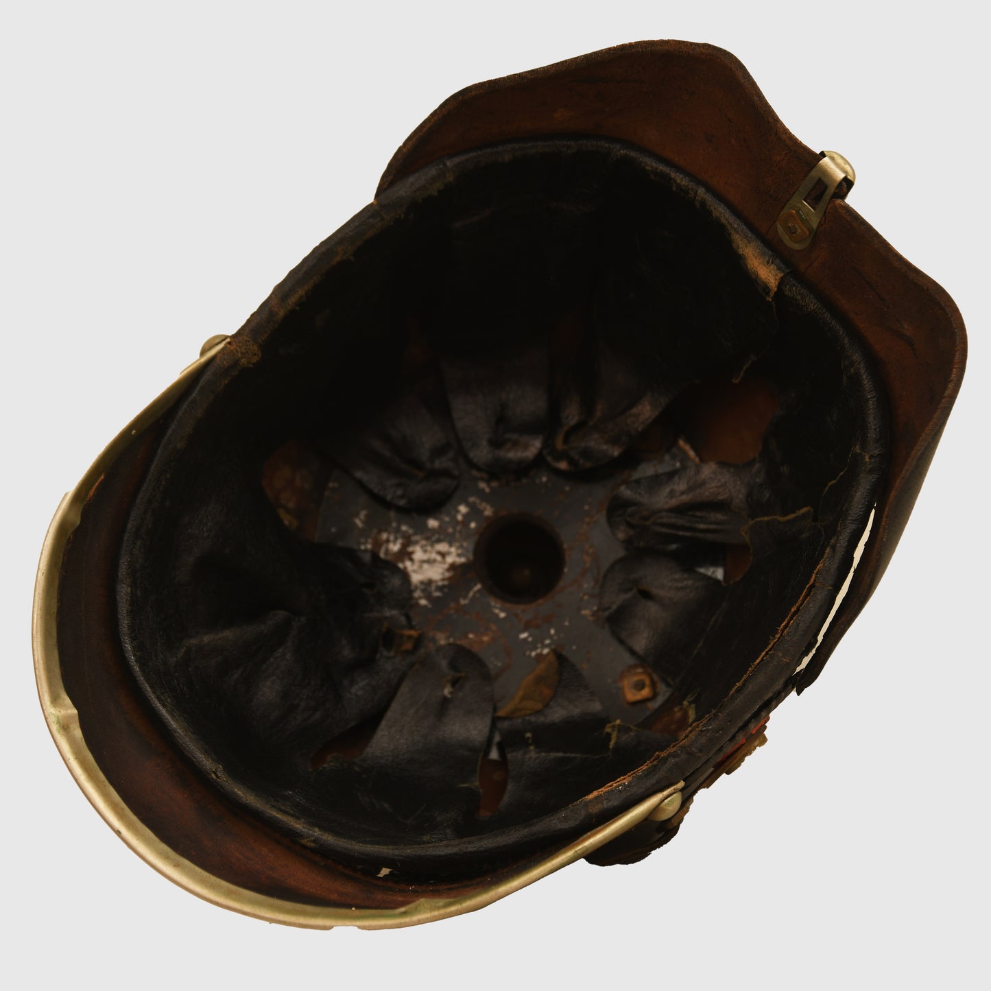 German WWI Hesse 115th Battle Damaged Pickelhaube