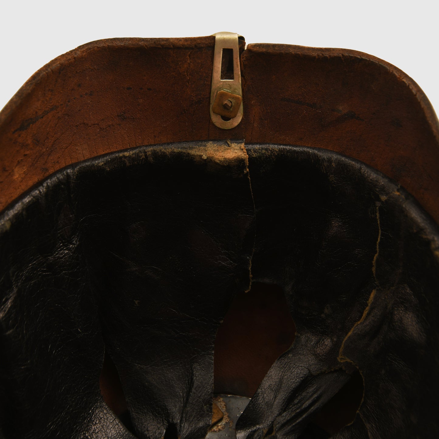 German WWI Hesse 115th Battle Damaged Pickelhaube