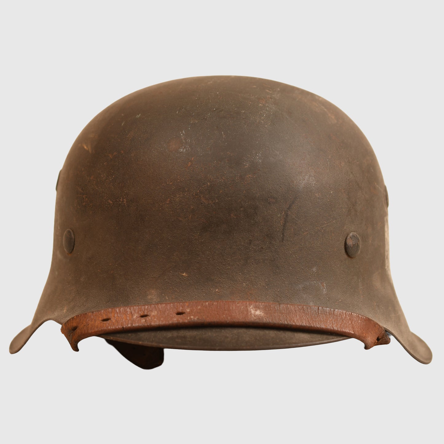 German WWII Army Single Decal M42 Raw Edge Combat Helmet