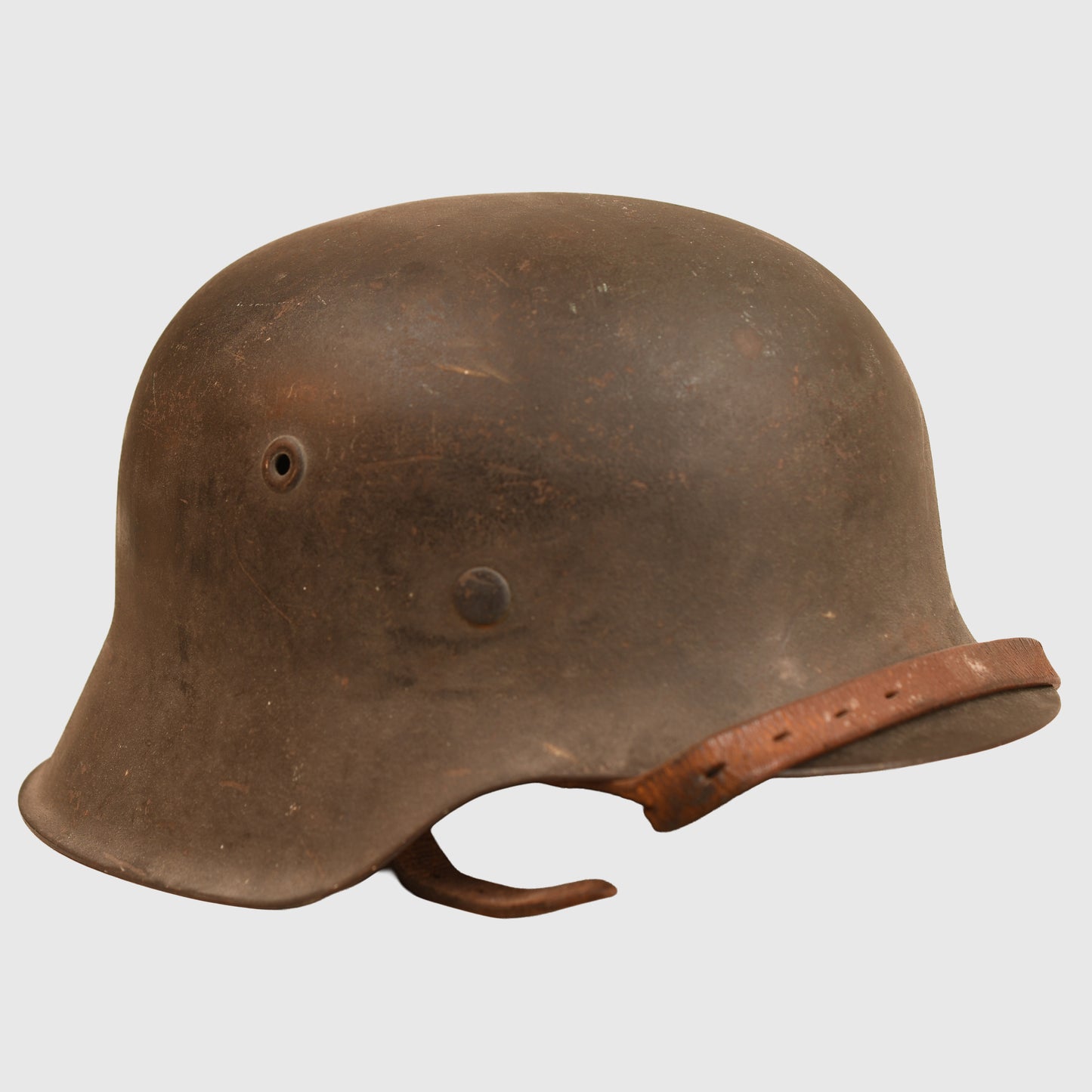 German WWII Army Single Decal M42 Raw Edge Combat Helmet