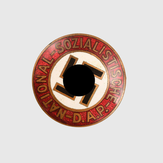 GERMAN WWII NSDAP PARTY BADGE MARKED GES GESCH