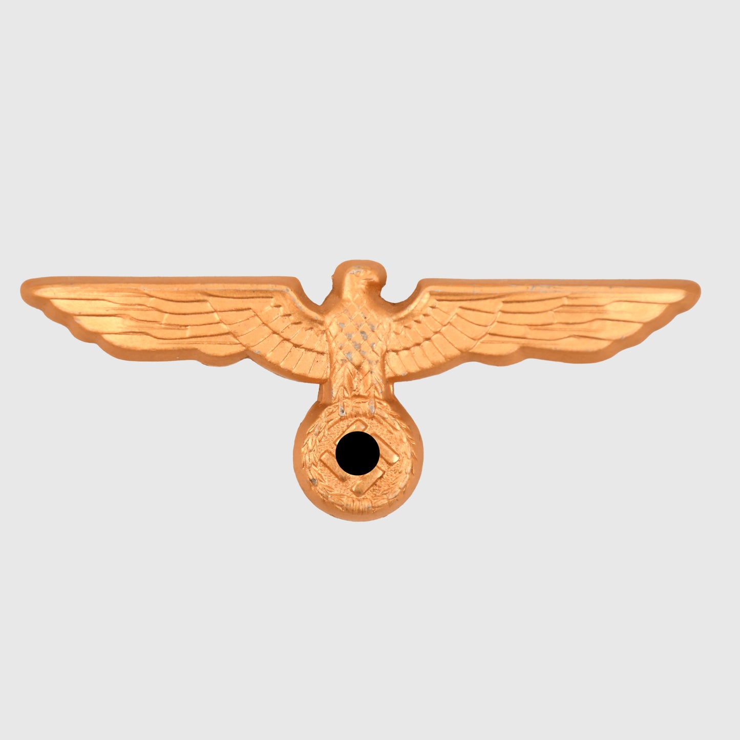 GERMAN WWII ARMY GENERAL’S OR COASTAL ARTILLERY OFFICERS GILDED CAP EAGLE
