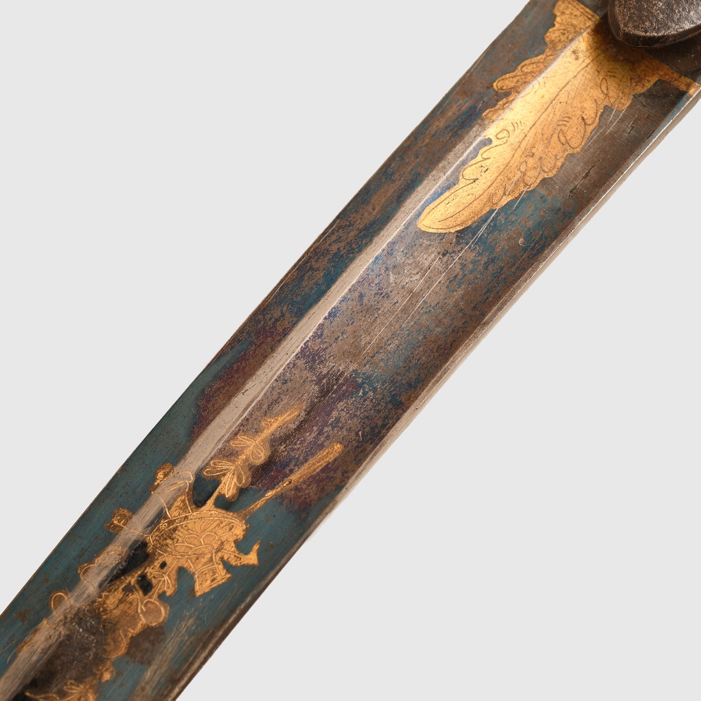 English 1796 Blue and Gilt Bladed Officers Display Piece