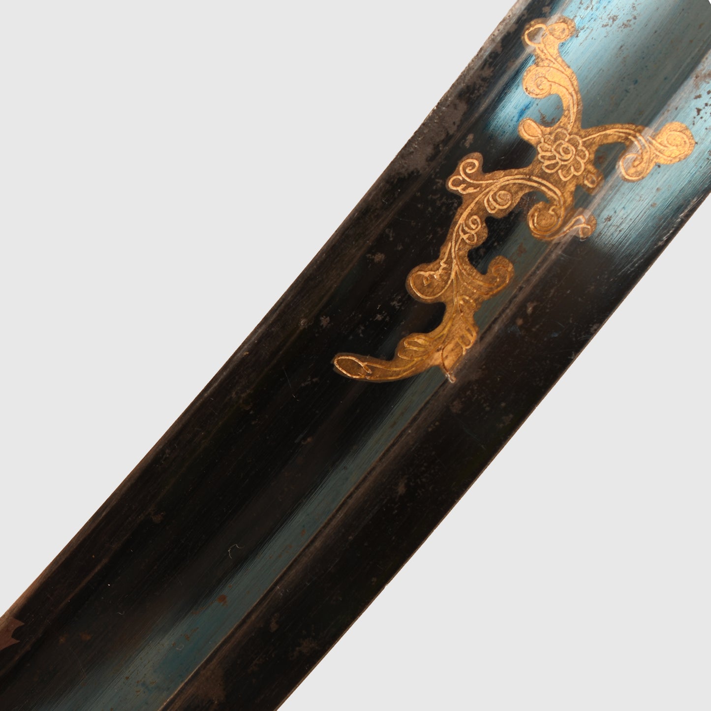 English 1796 Blue and Gilt Bladed Officers Display Piece