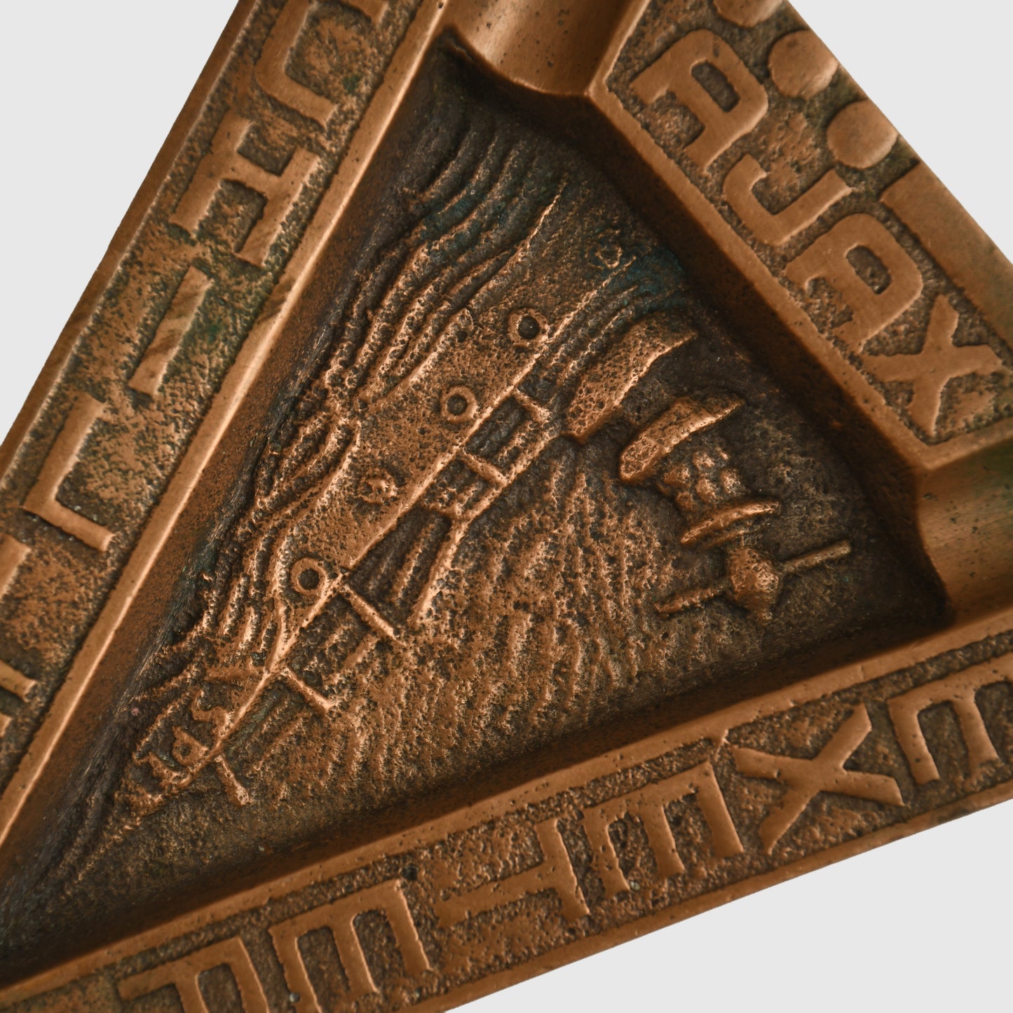 GERMAN WWII BATTLE OF THE RIVER PLATE SOUVENIR ASHTRAYS