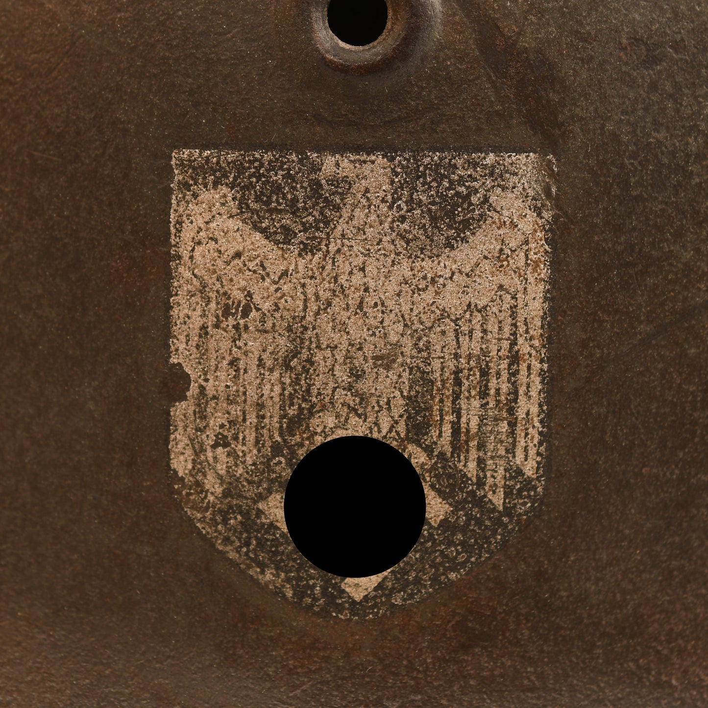 German WWII Army M.40 Single Decal Combat Helmet