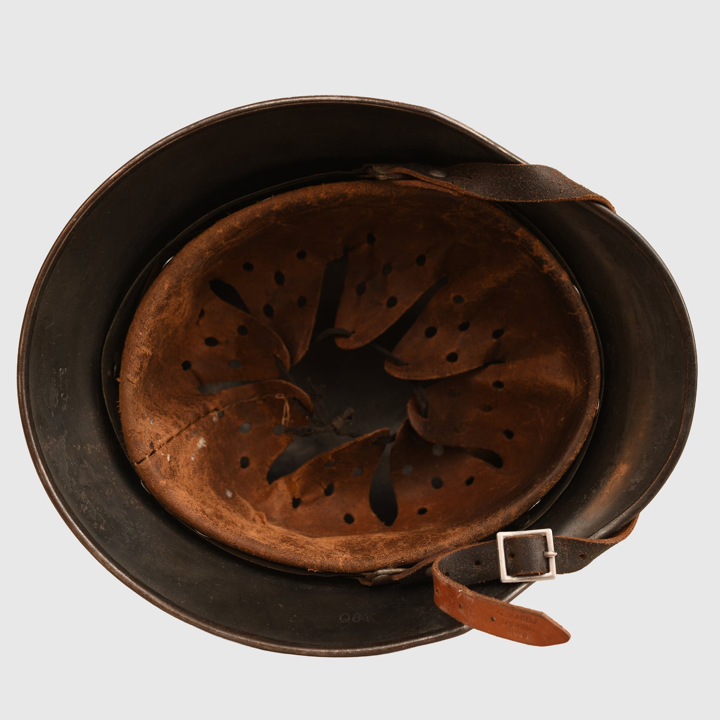 German WWII Army M.40 Single Decal Combat Helmet