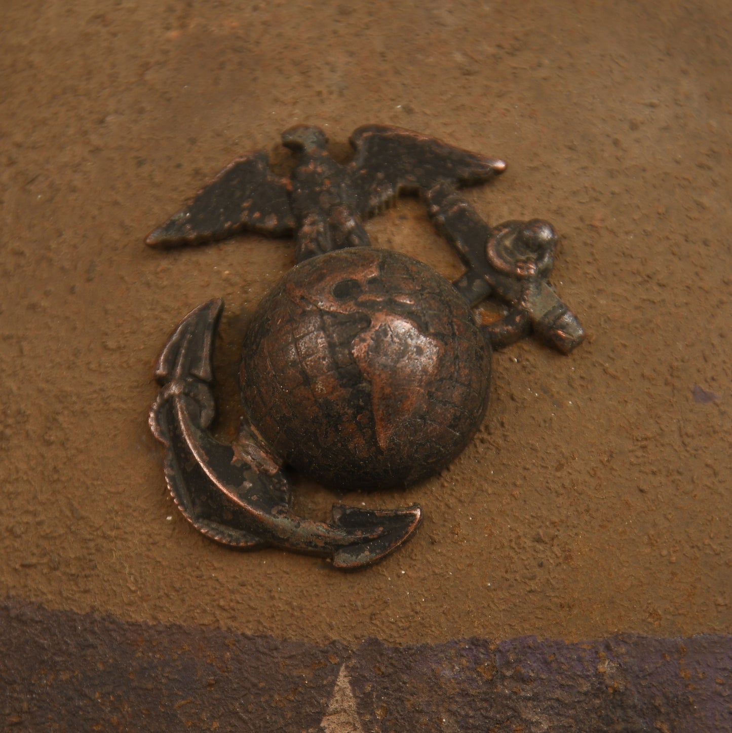 US WWI MARINE CORPS BRODIE HELMET