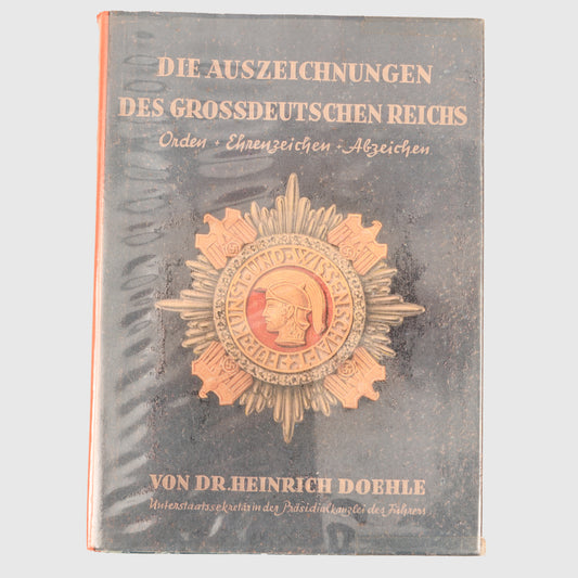 DR. HEINRICH DOEHLE WARTIME AWARDS BOOK
