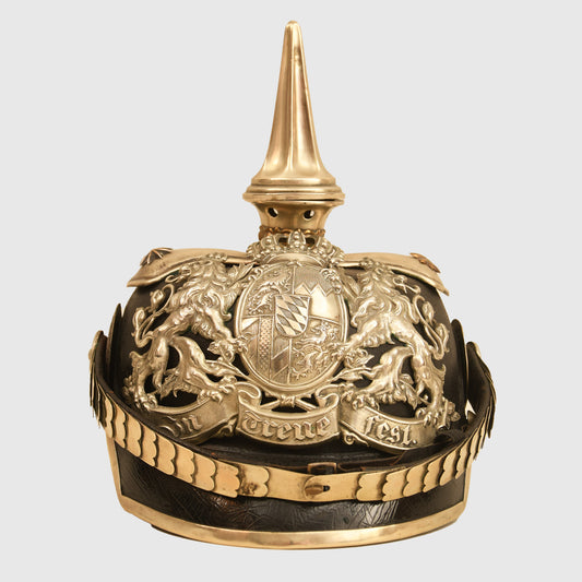German WWI Bavarian Leib Regiment Officers Pickelhaube