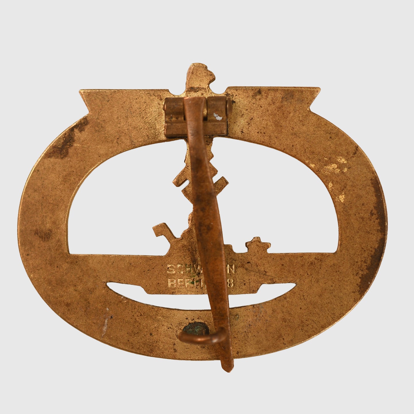 GERMAN WWII KRIEGSMARINE SUBMARINE SERVICE BADGE - NEAR MINT