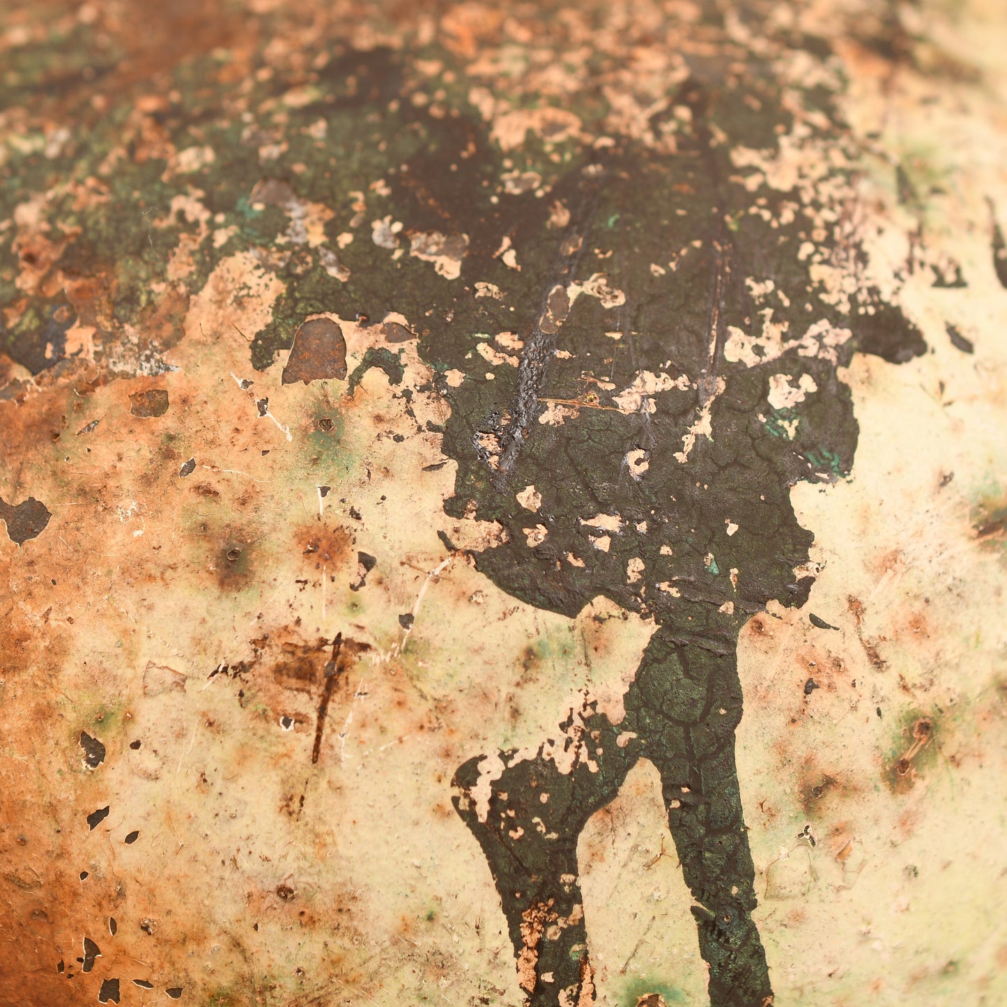 GERMAN WWII WHITE RED CROSS M.42 COMBAT HELMET - BARN STORED