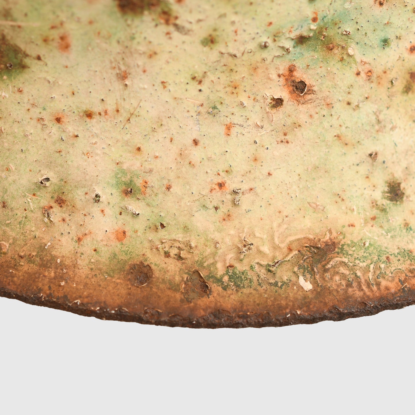 GERMAN WWII WHITE RED CROSS M.42 COMBAT HELMET - BARN STORED