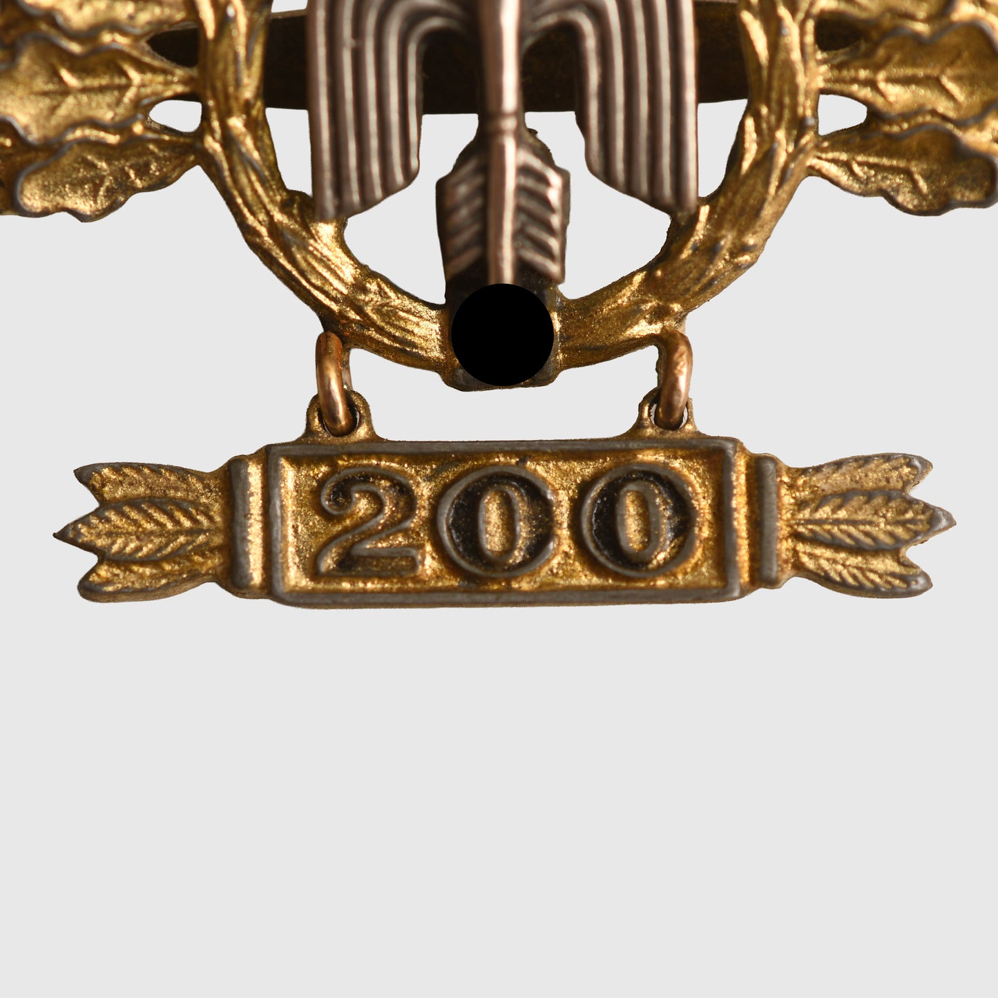 GERMAN WWII LUFTWAFFE DAY FIGHTER BAR WITH 200 PENDANT