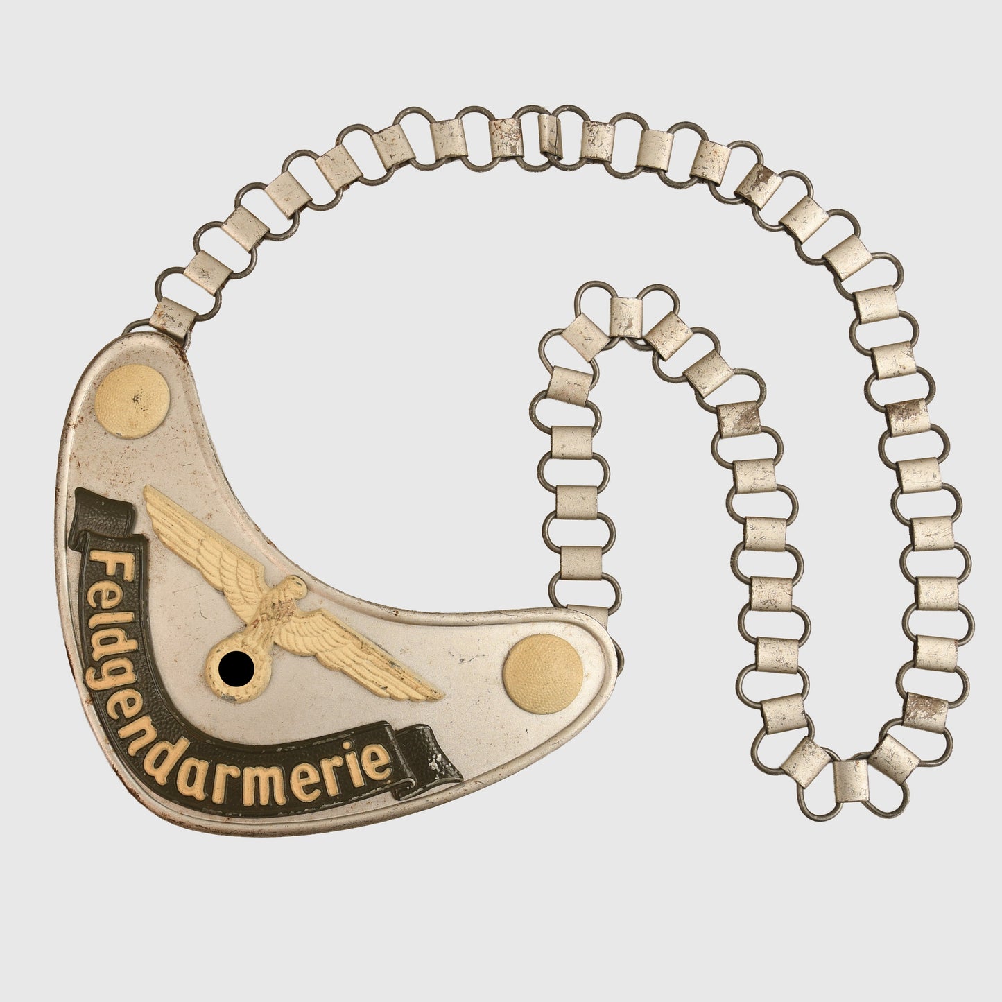 GERMAN WWII FELDGENDARMERIE GORGET