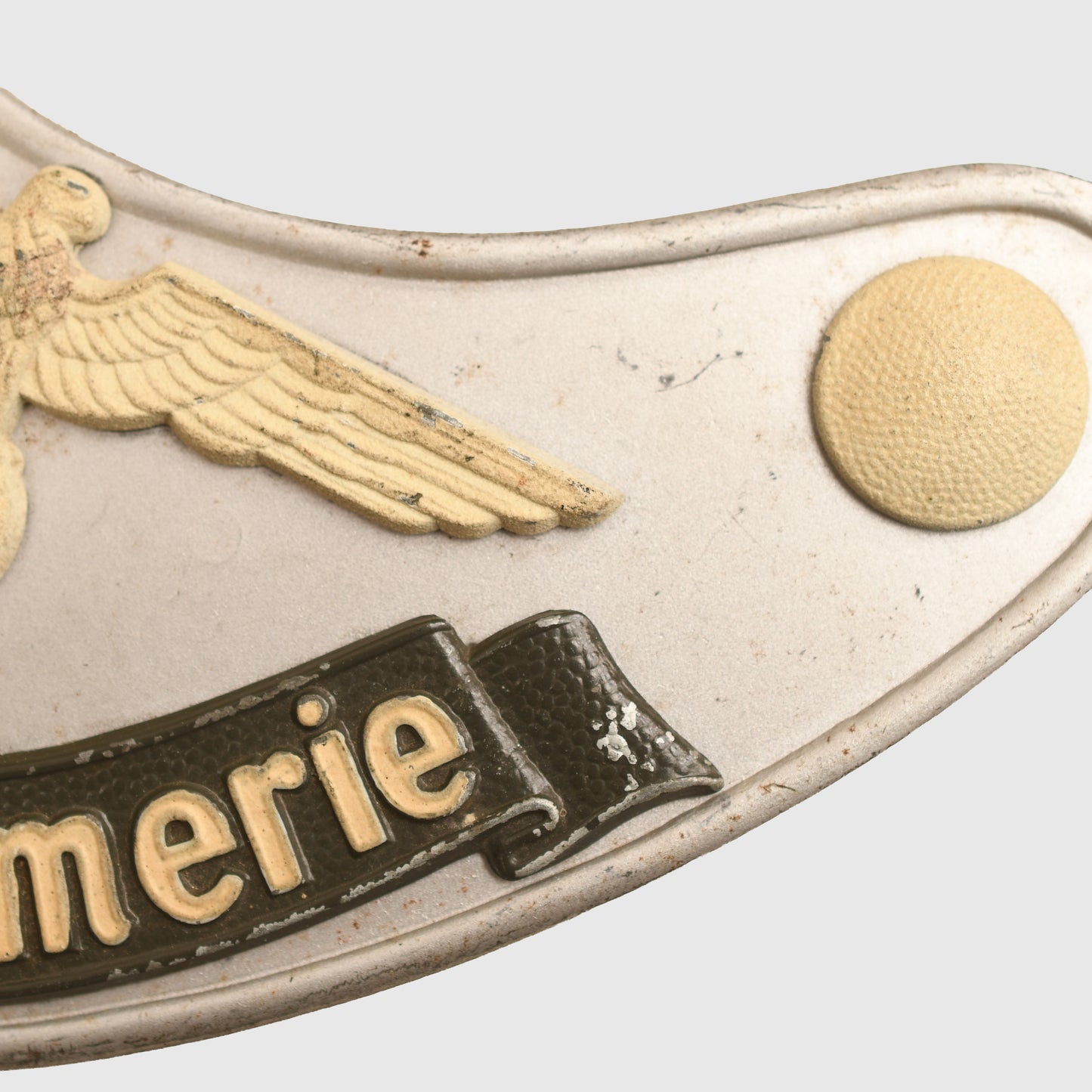 GERMAN WWII FELDGENDARMERIE GORGET
