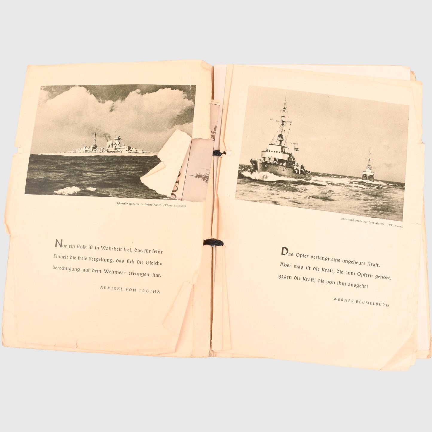 GERMAN WWII KRIEGSMARINE U-BOAT 110 DOCUMENT AND MEDAL GROUPING