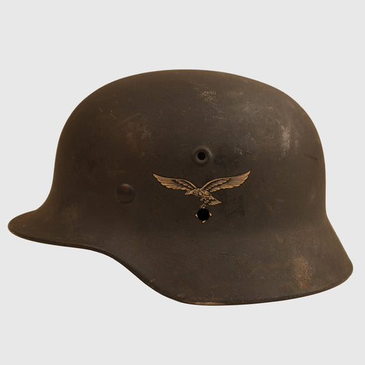 German WWII Luftwaffe M40 Single Decal Combat Helmet