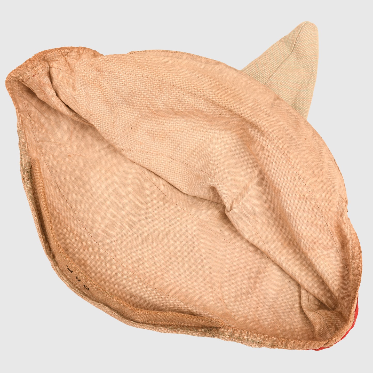 GERMAN WWI INFANTRY OFFICERS HELMET COVER WITH RED BAND