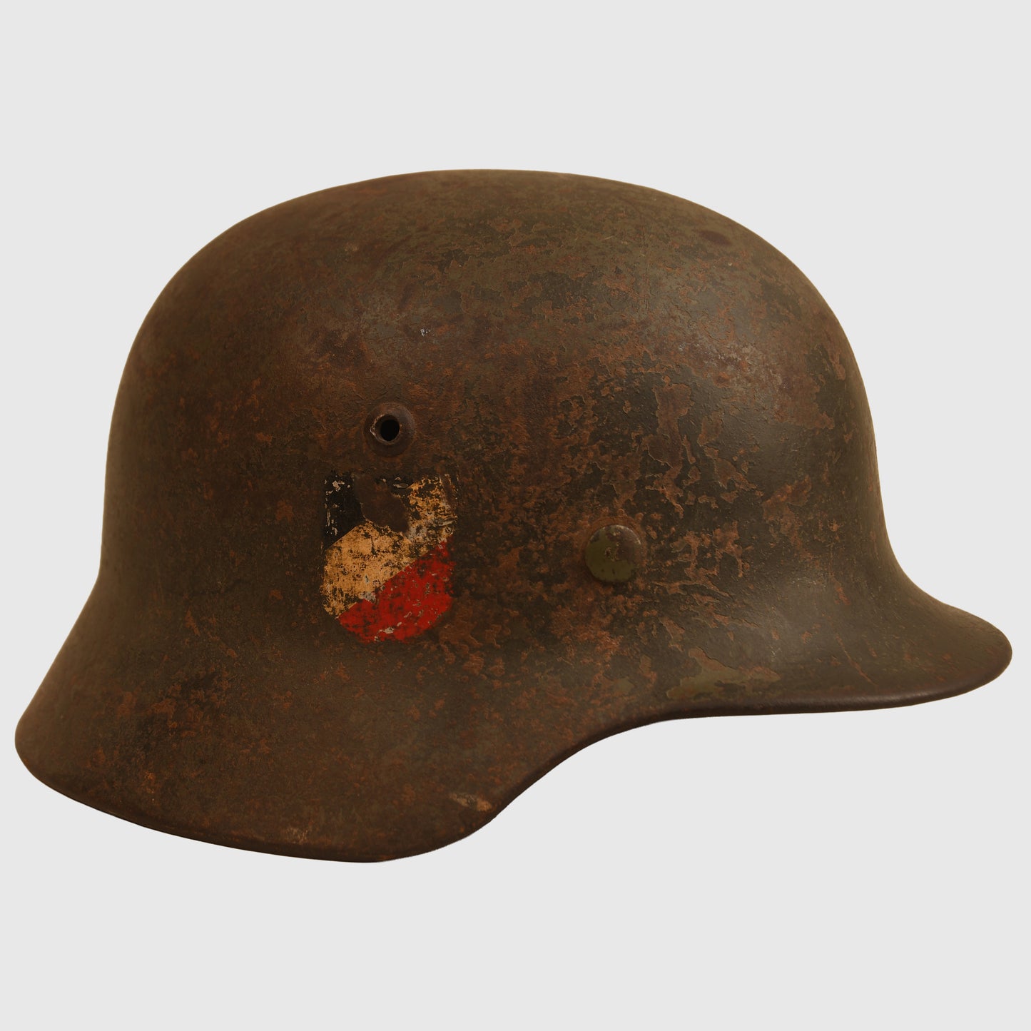 German WWII Army Double Decal M35 Combat Helmet