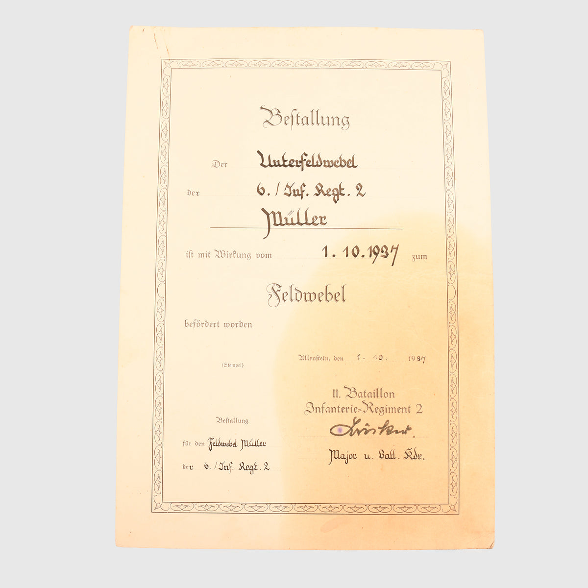 GERMAN WWII ANTI PARTISAN BADGE IN BRONZE CITATION GROUPING