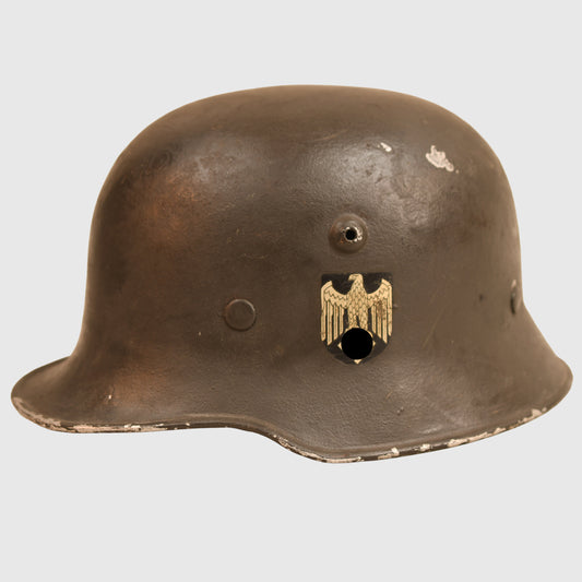 German WWII Army Aluminium Parade Helmet