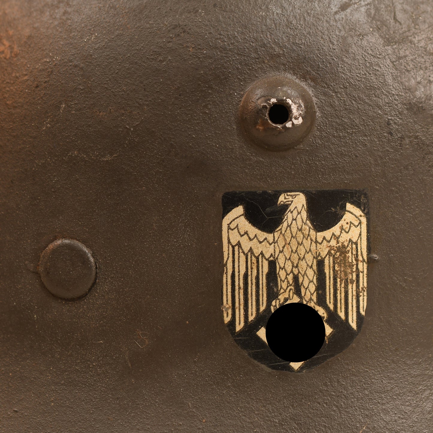 German WWII Army Aluminium Parade Helmet