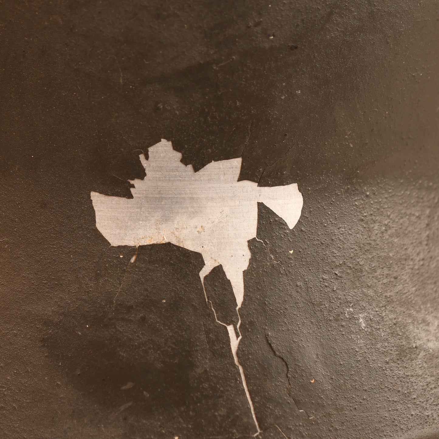 German WWII Army Aluminium Parade Helmet