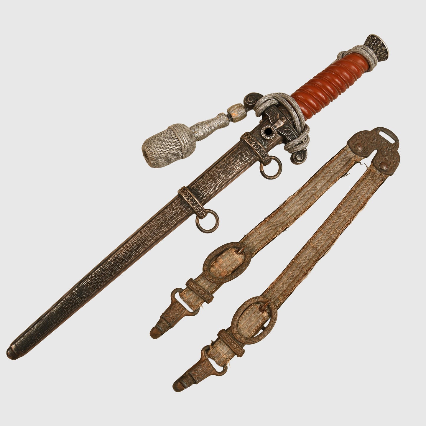 GERMAN WWII ARMY OFFICERS DISPLAY PIECE