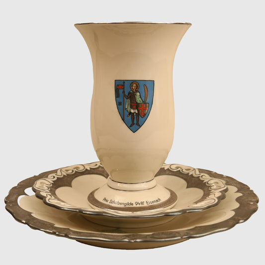 German WWII Shooting Association Porcelain – Set of Three Items