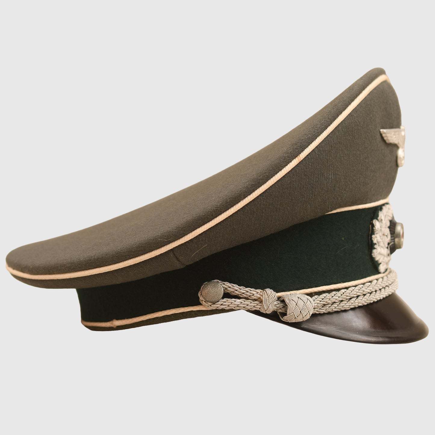 GERMAN WWII ARMY INFANTRY OFFICERS VISOR CAP