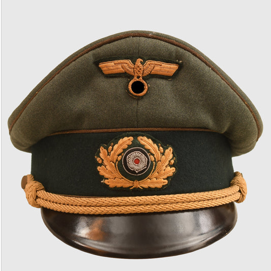GERMAN WWII ARMY GENERAL’S VISOR CAP
