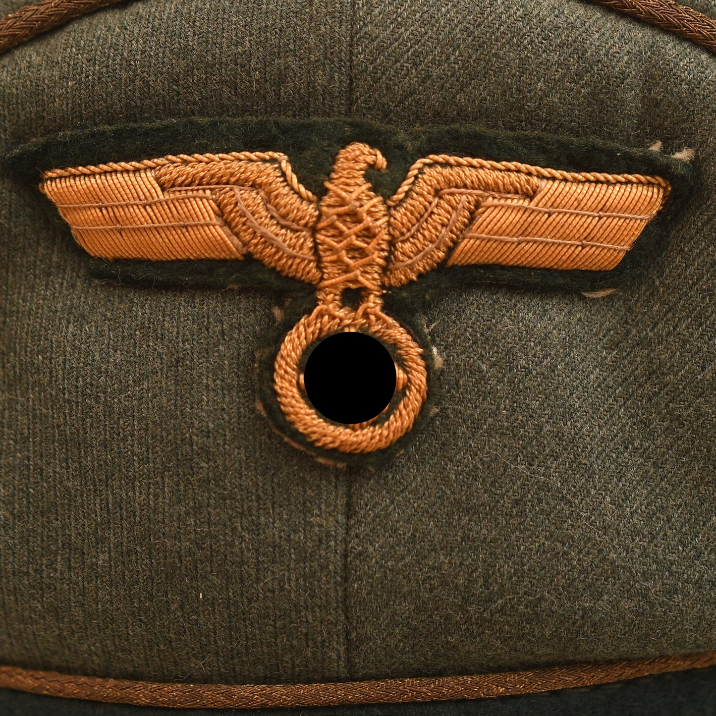 GERMAN WWII ARMY GENERAL’S VISOR CAP